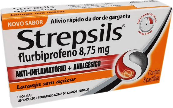 STREPSILS 8.75MG CX 16 PAST SB LARANJA RECKITT BENCKISER