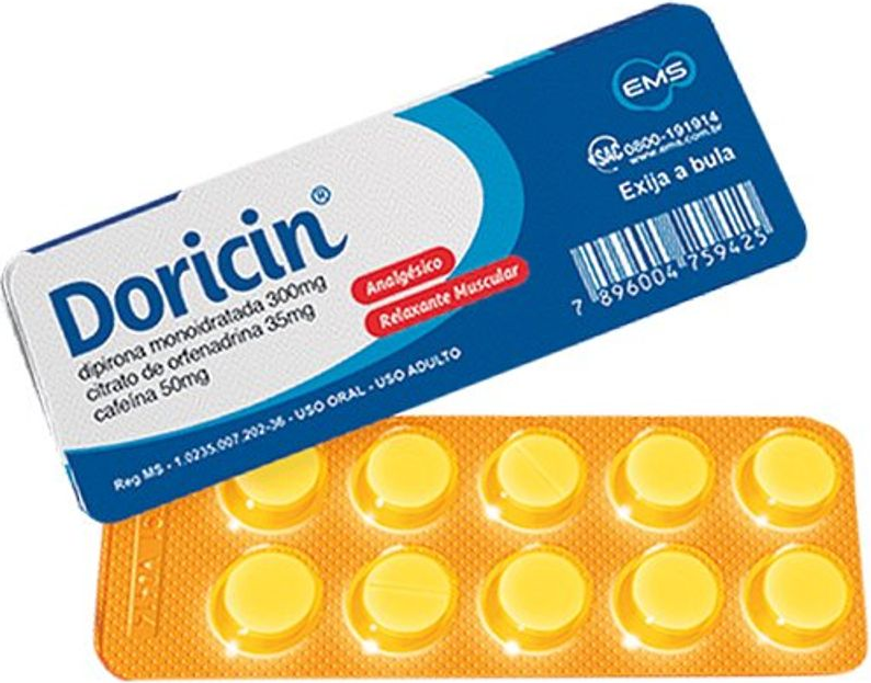 DORICIN CX 2BL X 12 COMP EMS MARCAS