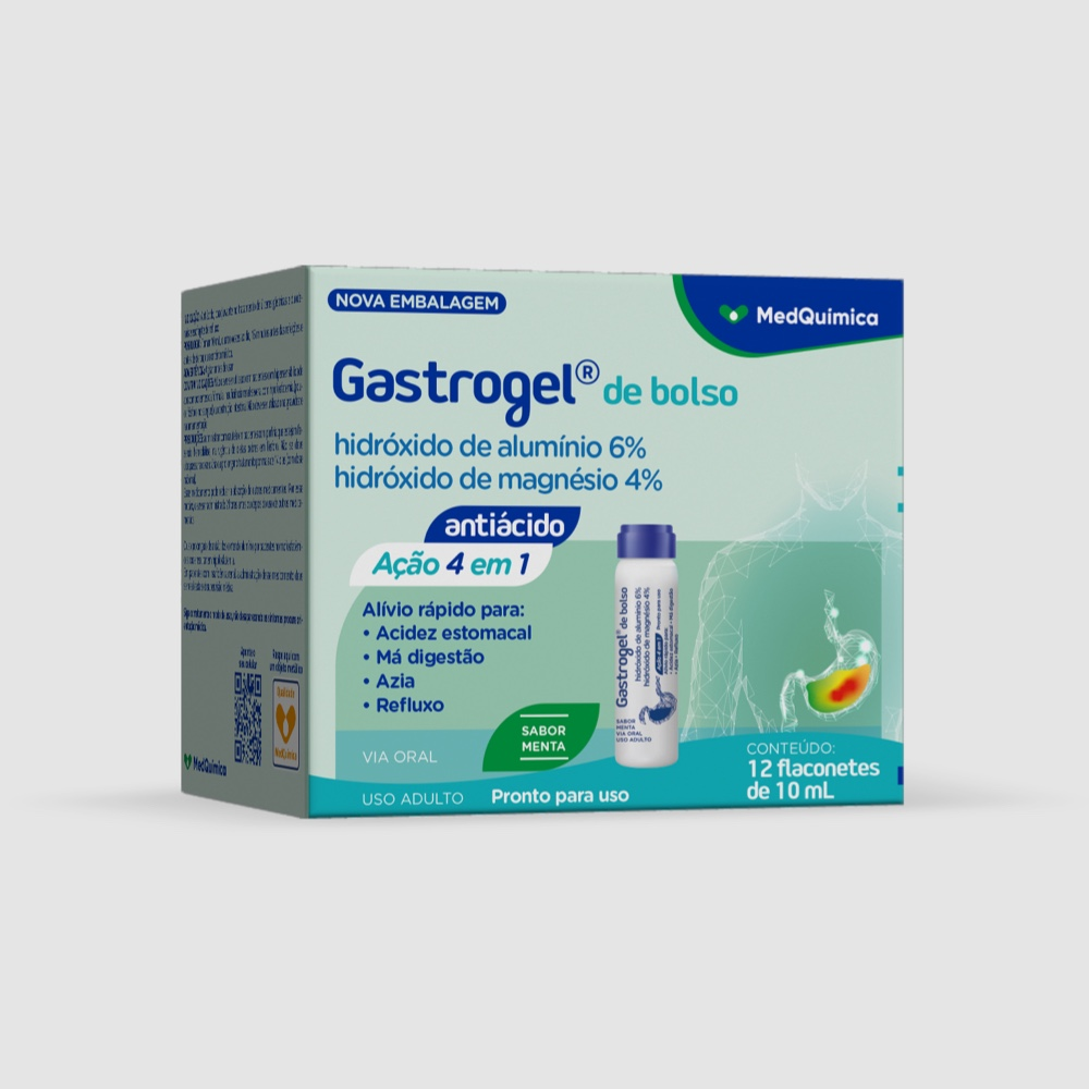 HIDROX ALUM 10ML 12 FLAC  - HIDROX ALUM GASTROGEL BOLSO  -  MEDQUIMICA