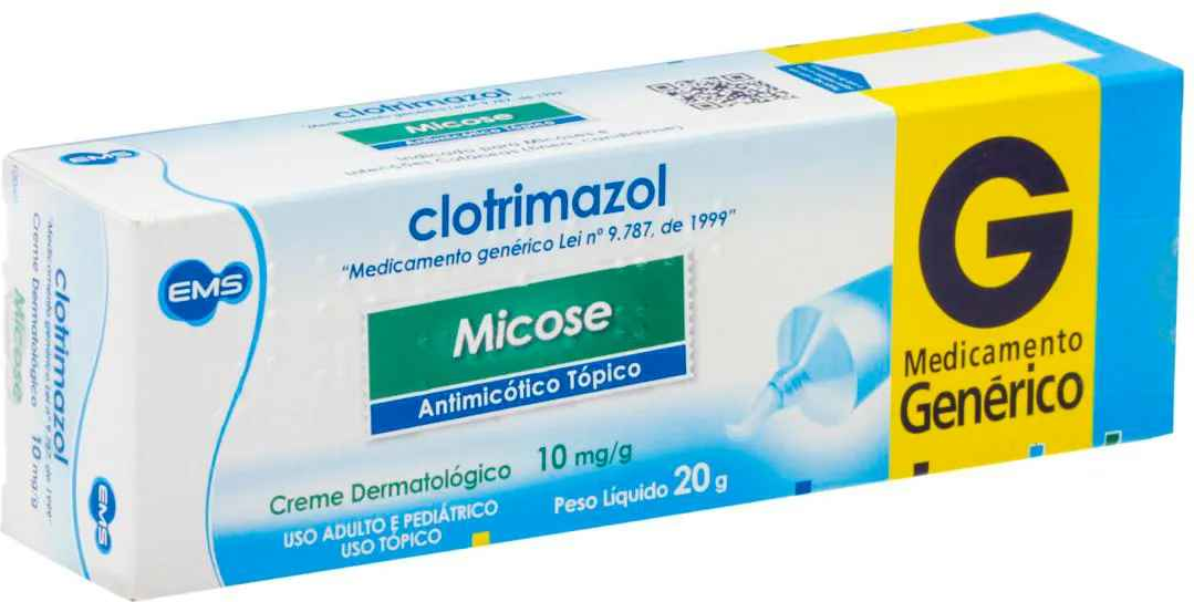 CLOTRIMAZOL 10MG CR 20G EMS