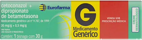 CETOCONAZOL+BETA+NEOM CREME 30GR EUROFARMA
