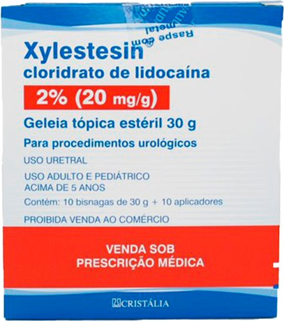LIDOCAINA 20MG GEL30GR+APLIC CRISTALIA