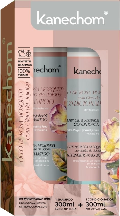 PROMOPACK KANECHOM OLEO DE ROSA MOSQUETA SH 300ML+COND 300ML