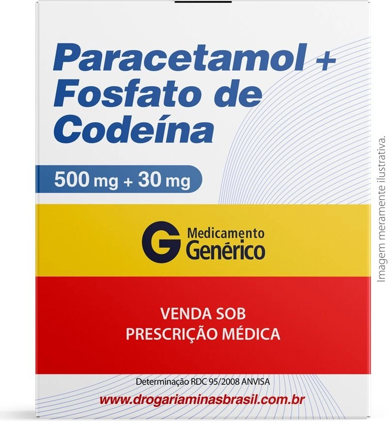 PARACETAMOL + COD CX 36 COMP EMS