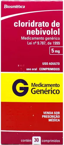 NEBIVOLOL 5MG CX 30 COMP ACHE