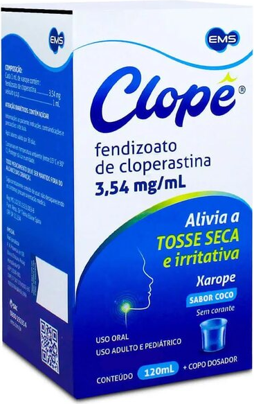 CLOPE 3,54MG XPE 120ML EMS MARCAS