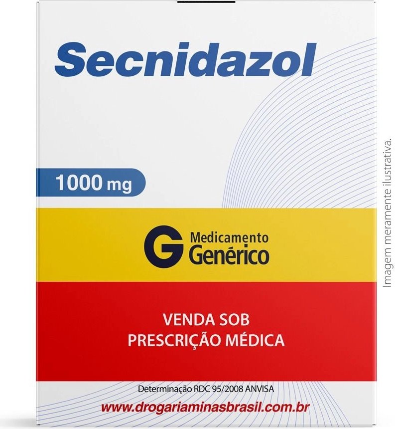 SECNIDAZOL 1000MG CX 02 COMP PHARLAB