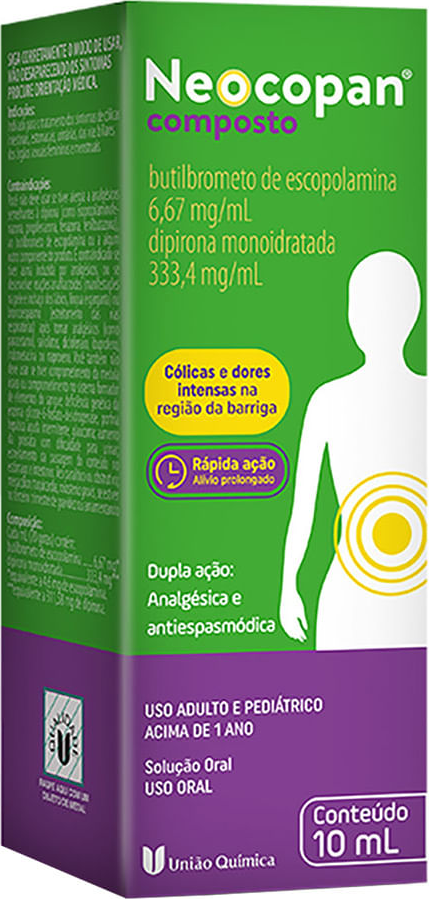 ESCOPOLAMINA COMPOSTA 10ML  - NEOCOPAN -  UNIAO QUIMICA