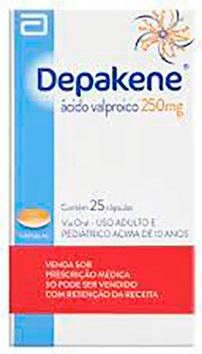 DEPAKENE 250MG 25 CAPS ABBOTT