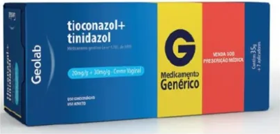 TIOCONAZOL+TINIDAZOL CREME VAG 35G+7APLIC GEOLAB