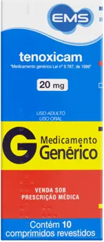 TENOXICAM 20MG CX 10 COMP EMS