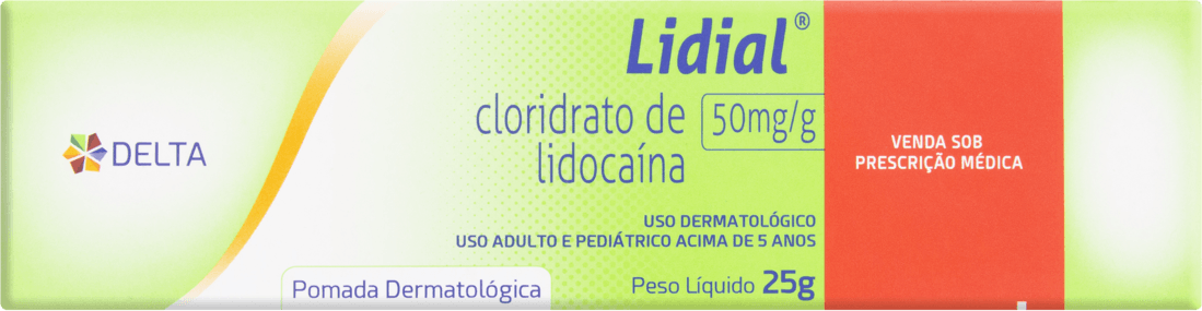 LIDOCAINA 50MG POM 25G - LIDIAL - CELLERA FARMA