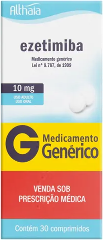 EZETIMIBA 10MG CX 30 COMP ALTHAIA