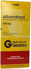 ALBENDAZOL 400MG CX 01 COMP CIMED