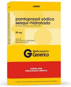 PANTOPRAZOL 20MG CX 28 COMP CIMED