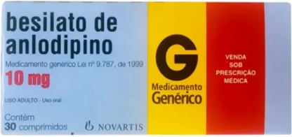 ANLODIPINO 10MG CX 30 COMP NOVARTIS