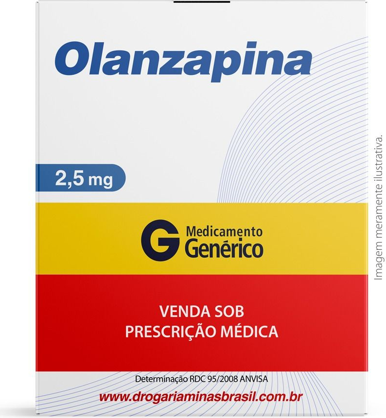 OLANZAPINA 2,5MG CX 30 COMP BIOLAB
