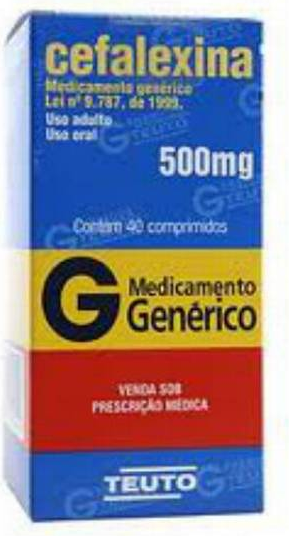 CEFALEXINA 500MG CX 10 COMP  - LEXIN -  TEUTO