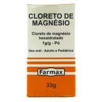 CLORETO DE MAGNESIO 33G FARMAX