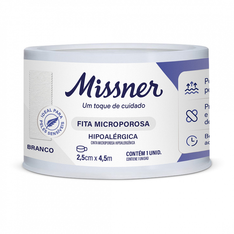 FITA MICROP 2,5CM X 4,5M MISSNER