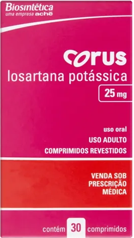 CORUS 25MG CX 30 COMP ACHE