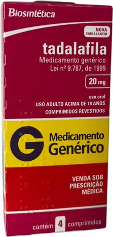 TADALAFILA 20MG CX 2 COMP ACHE