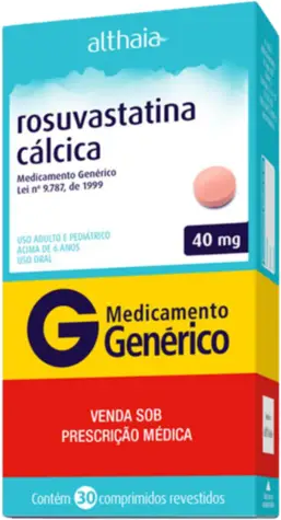 ROSUVASTATINA 05MG CX 30 COMP ALTHAIA