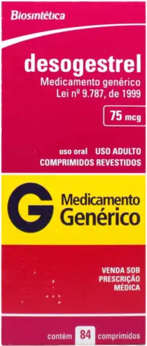 DESOGESTREL 75MCG CX 084 COMP ACHE