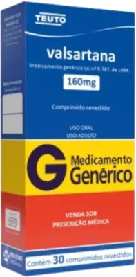 VALSARTANA 160MG CX 30 COMP TEUTO