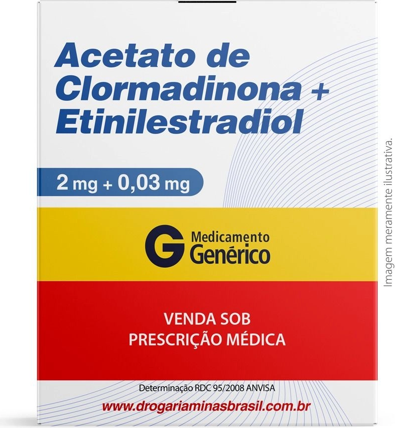 ACETADO MADINONA+ETINILESTRADIOL 2,0+0,03MG CX 21 COMP EUROFARMA