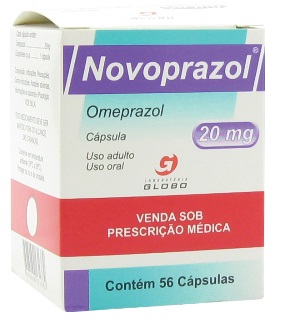 OMEPRAZOL 20MG CX 56 CAPS  - NOVOPRAZOL -  CAPS GLOBO