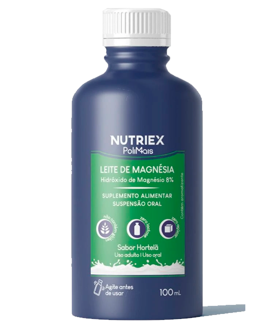 LEITE MAGNESIA NUTRIEX 120ML ORIGINAL