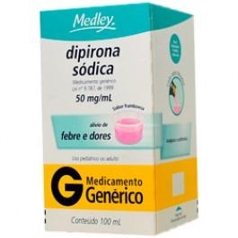 DIPIRONA 50MG 100ML MEDLEY