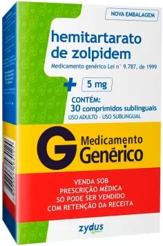 ZOLPIDEM 5MG CX 30 COMP ZYDUS NIKKHO