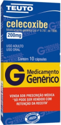 CELECOXIBE 200MG CX 10 CAPS TEUTO