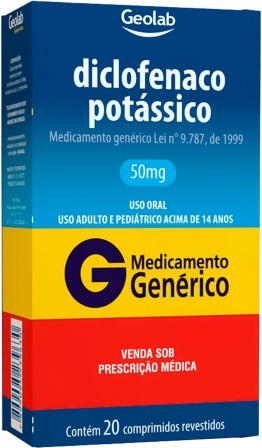 DICLOF SODICO 50MG CX 20 COMP GEOLAB