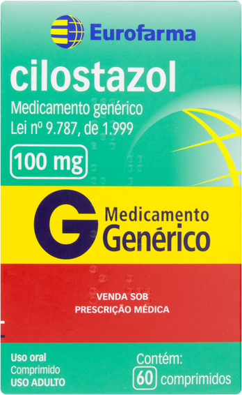 CILOSTAZOL 100MG CX 60 COMP ACHE