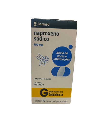 NAPROXENO 550MG CX 10 COMP GERMED