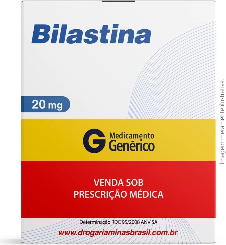 BILASTINA 20MG CX 30 COMP NEO QUIMICA