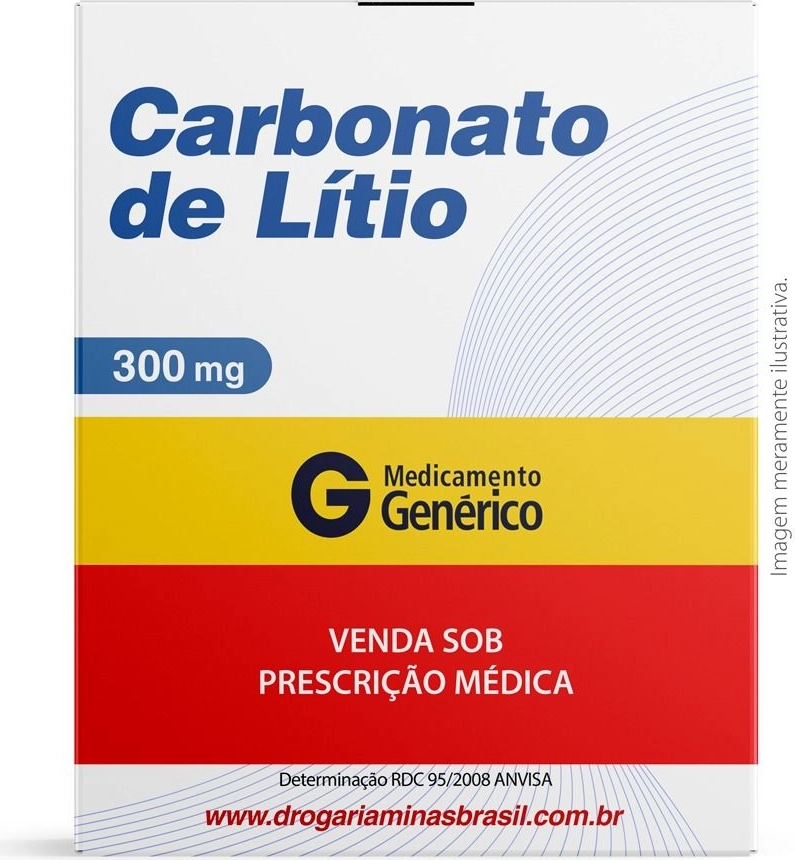 CARBONATO LITIO 300MG CX 60 COMP BIOLAB