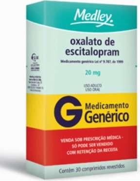 ESCITALOPRAM 10MG CX 60 COMP MEDLEY