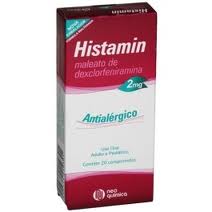 DEXCLOR 2MG CX 20 COMP - HISTAMIN -  NEO QUIMICA