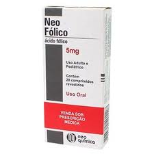 NEO FOLICO 5MG CX 20 COMP NEO QUIMICA
