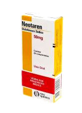 DICLOF SODICO 50MG CX 20 COMP - NEOTAREN - NEO QUIMICA