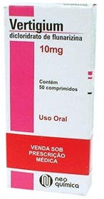 FLUNARIZINA 10MG  - VERTIGIUM -  CX 50 COMP NEO QUIMICA