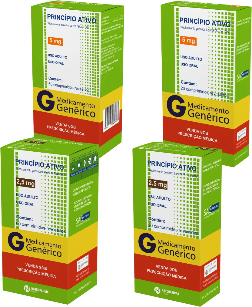 APIXABANA 2,5MG CX 20 COMP NATCOFARMA