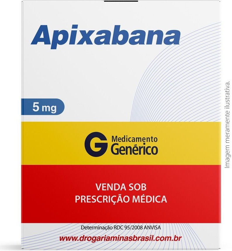APIXABANA 5MG CX 20 COMP NATCOFARMA