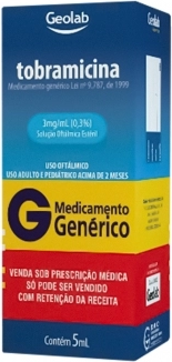 TOBRAMICINA 3MG SOL OFT 5ML GEOLAB