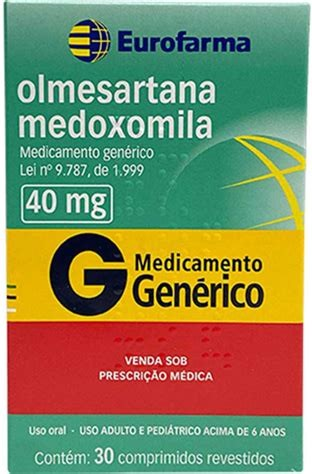 OLMESARTANA 40MG CX 30 COMP GERMED