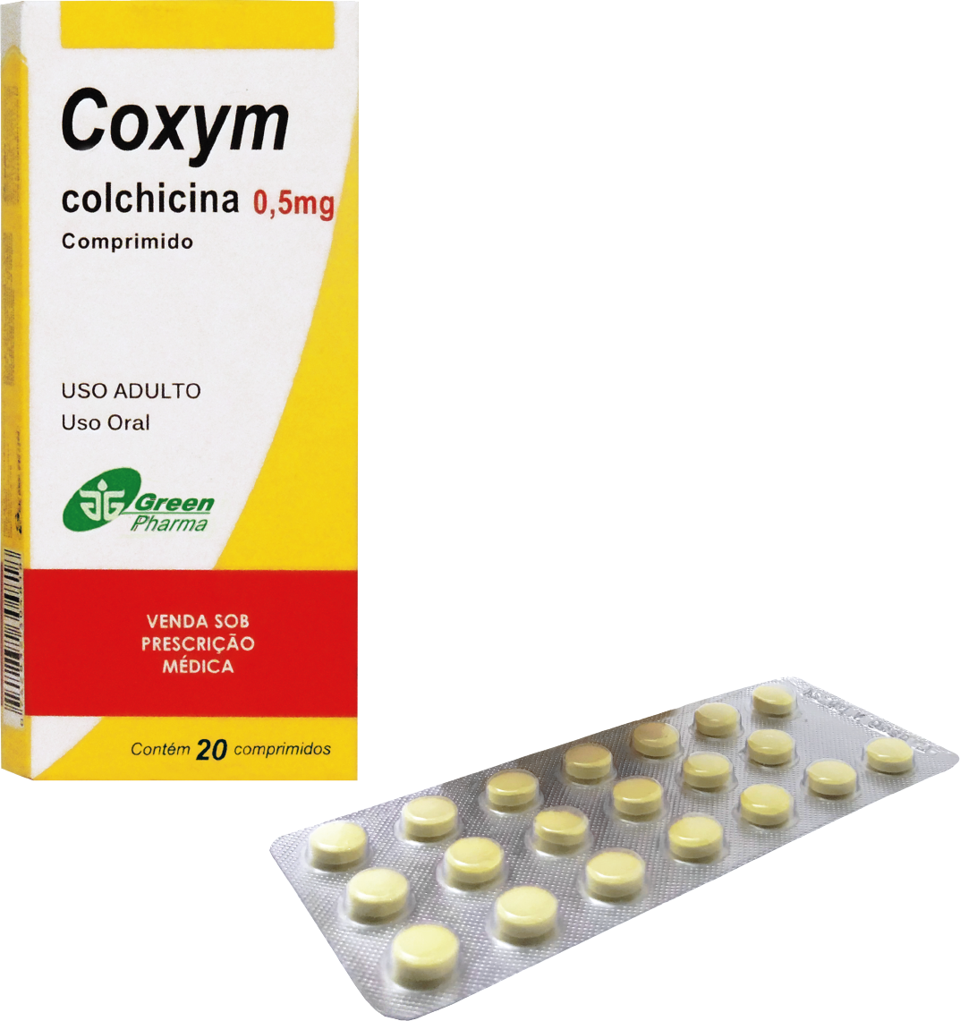 COLCHICINA 0,5 MG X 20 CP  - COXYM -  GREENPHARMA